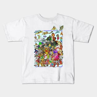 hanna barbera squad cartoon Kids T-Shirt